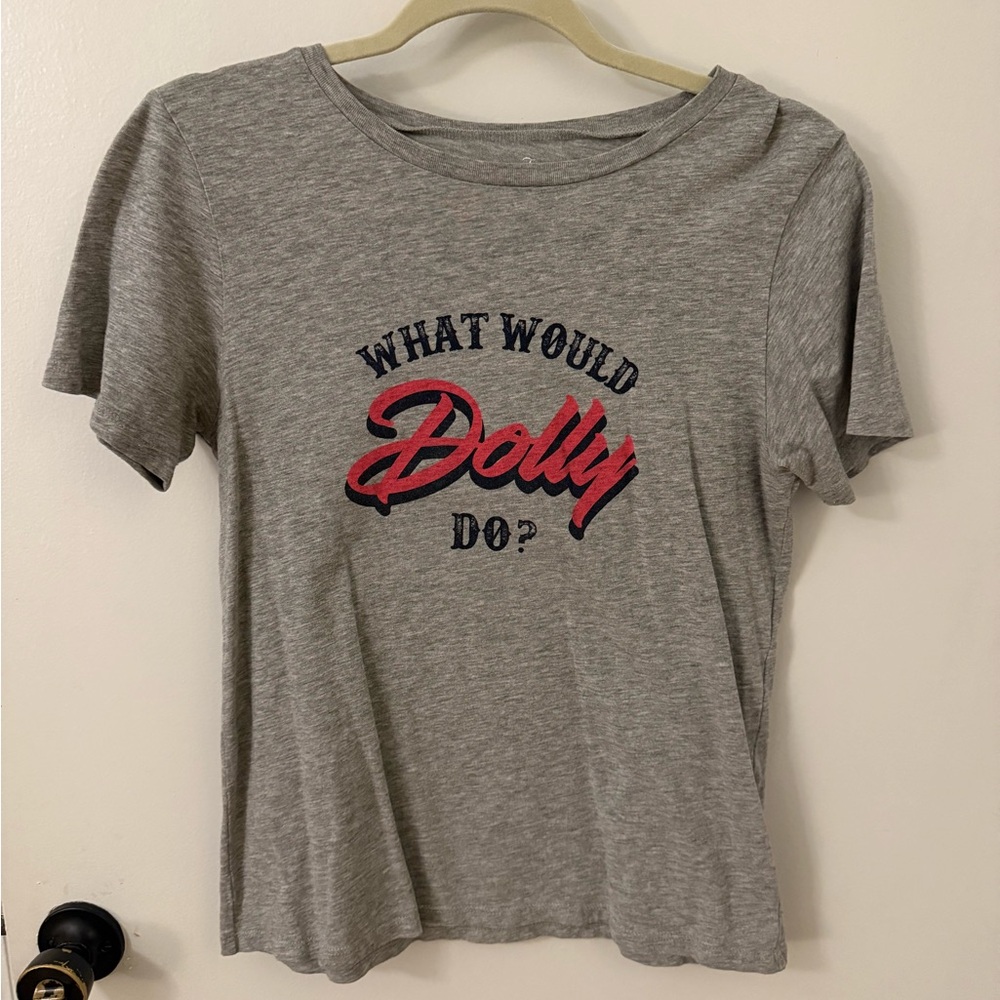 Gray Graphic Women's Top
